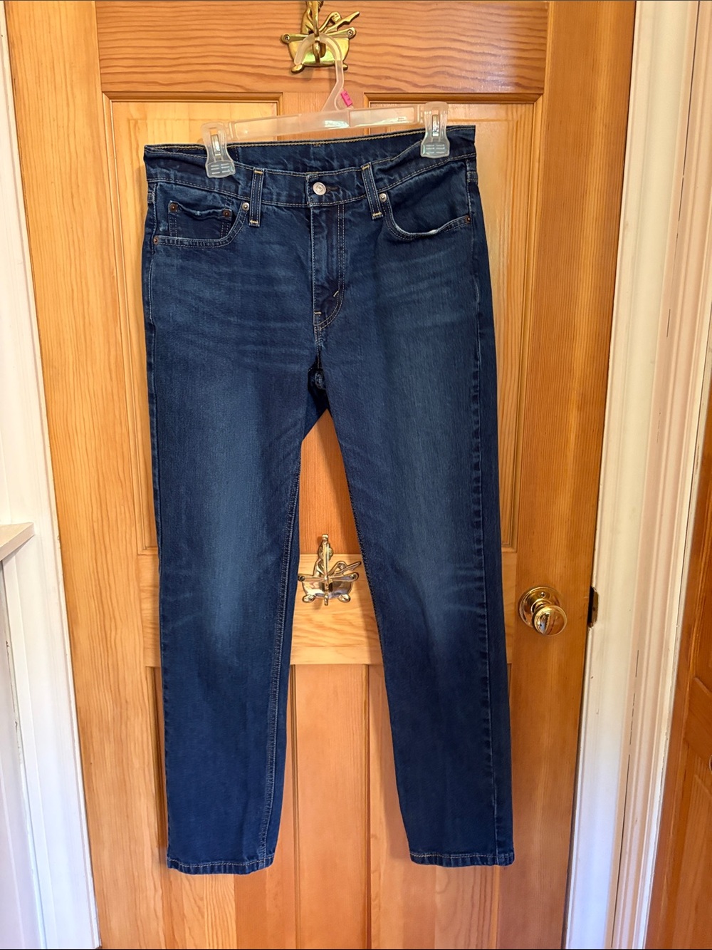 Levi's Dark Blue Straight Jeans